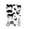 12 Pack: Farmhouse Icon & Border Plastic Stencils, 7" x 10" by Craft Smart®